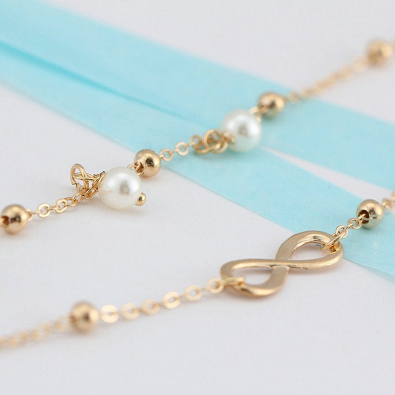 Cute Ankle Bracelets Set Gold Silver Heart Chain Anklets for Women Girls  Adjustable Beach Foot Jewelry - China Anklets and Necklace price |  Made-in-China.com